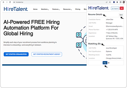 Upload Resumes - X16 
